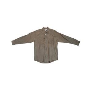 Perry Ellis Brown Button-Up Shirt – Size 15 1/2 (32-33)